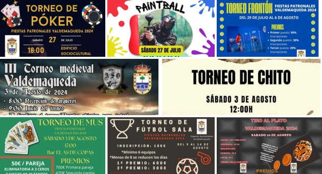 Torneos Fiestas Patronales Valdemaqueda 2024